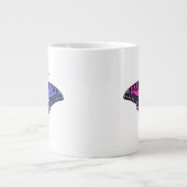 Omnisexual Pride Flag Swallowtail Butterfly Grote Koffiekop (Voorkant)