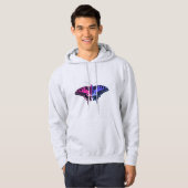 Omnisexual Pride Flag Swallowtail Butterfly Hoodie (Voorkant volledig)