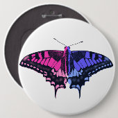 Omnisexual Pride Flag Swallowtail Butterfly Ronde Button 6,0 Cm (Voorkant /achterkant)