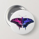 Omnisexual Pride Flag Swallowtail Butterfly Ronde Button 7,6 Cm (Voorkant /achterkant)