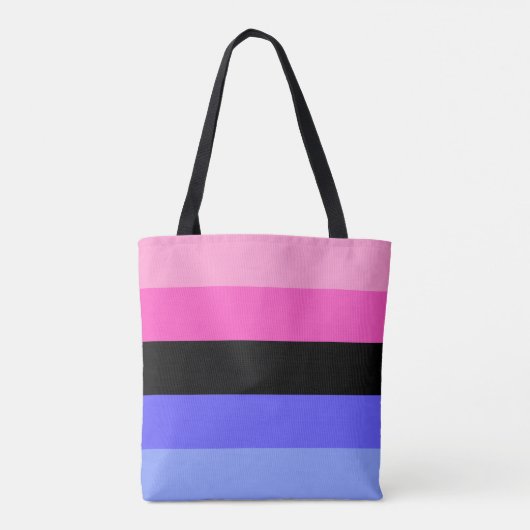Omnisexual Pride Flag  Tote Bag (Achterkant)