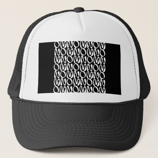 OMNOMNOM 2 zwart Trucker Pet (Voorkant)