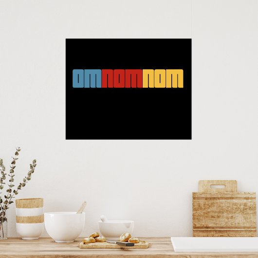 OMNOMNOM POSTER (Keuken)