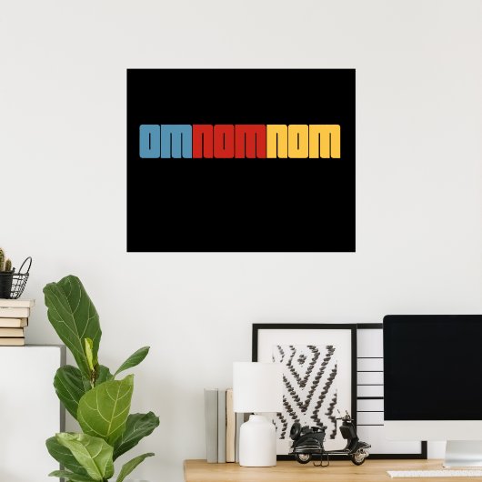 OMNOMNOM POSTER (Thuiskantoor)