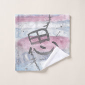 Omo (gedachte) Kanji Bad Handdoek (Wasdoekje)