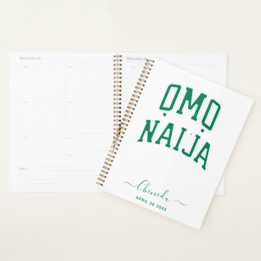 Omo-Naija — Persoonlijk gemaakt Planner (Display)