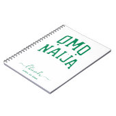 Omo-Naija — Persoonlijk Notitieboek (Linkerzijde)
