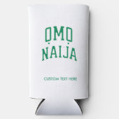 Omo-Naija — Persoonlijk Seltzer Blikjeskoeler (Voorkant)