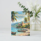 Omoa Honduras Briefkaart (Staand voorkant)