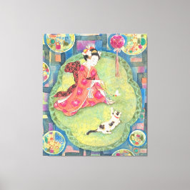 Omohide Garasu: A Little Glass Memory Canvas Afdruk