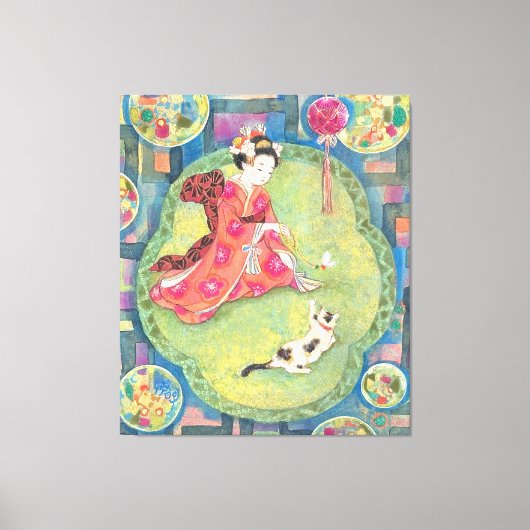 Omohide Garasu: A Little Glass Memory Canvas Afdruk (Voorkant)