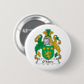 O'more Family Crest Ronde Button 5,7 Cm (Voorkant /achterkant)