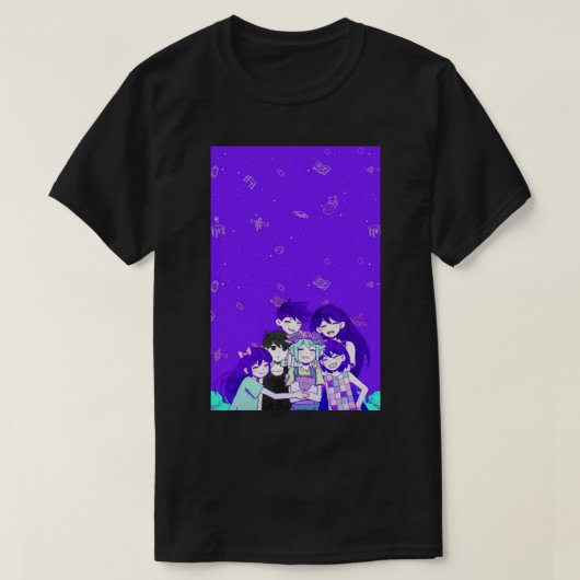 Omori en Friends iPhone Case.png T-shirt (Design voorkant)