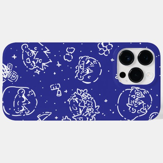 omori pattern Case-Mate iPhone case (Achterkant (horizontaal))