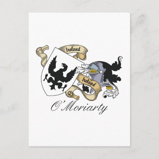 O'Moriarty Family Crest Briefkaart (Voorkant)