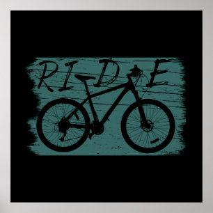 omountainbiken vintage poster