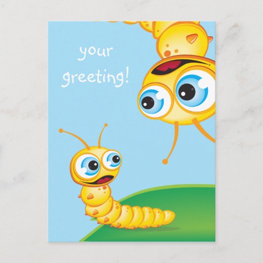 Omp de Grub: Briefkaart (Voorkant)