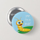 Omp de Grub: Ronde Button 5,7 Cm (Voorkant /achterkant)