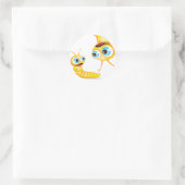 Omp de Grub: Ronde Sticker (Tas)