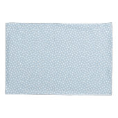 Omphaloden Blauwe Waterverf Stip Pillow Hoesje Kussensloop (Achterkant)