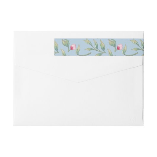 Omphalodes Blue Address Label (Achterkant)