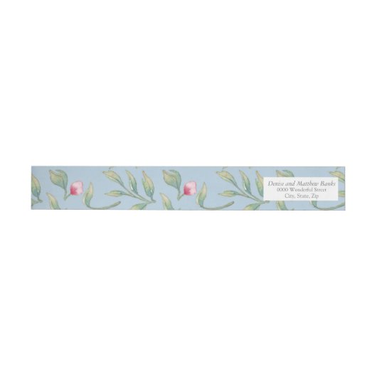 Omphalodes Blue Address Label (Individueel)