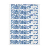 Omphalodes Blue & Skydiver Blue Address Label (Vel)