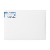 Omphalodes Blue & Skydiver Blue Address Label (Voorkant)