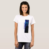 Omrani Light-Drawn Girl – Luminous Art T-shirt (Voorkant volledig)
