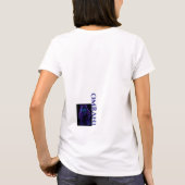 Omrani Light-Drawn Girl – Luminous Art T-shirt (Achterkant)