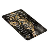 Omrekeningsgrafiek Temperatuur Celsius Fahrenheit Magneet (Rechterzijde)