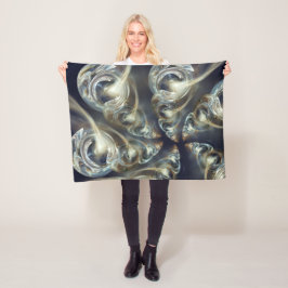 Omring abstract fleece deken