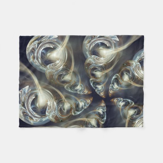 Omring abstract fleece deken (Voorkant (Horizontaal))