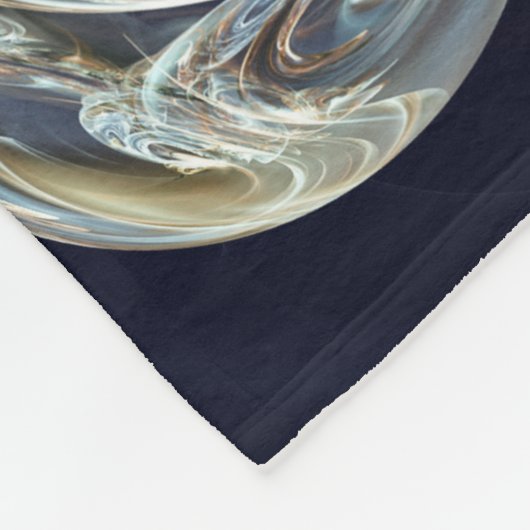 Omring abstract fleece deken (Hoek)