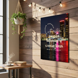 Omring jezelf met positiviteit Motivatie Poster