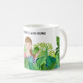 Omring jezelf met vrienden Plant koffie Mok (Voorkant rechts)