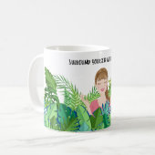 Omring jezelf met vrienden Plant koffie Mok (Voorkant links)