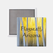 Omringd door Aspenbomen Flagstaff, Arizona Magneet (Voorkant / Achterkant)