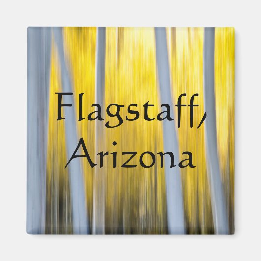 Omringd door Aspenbomen Flagstaff, Arizona Magneet (Voorkant)