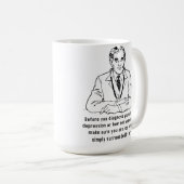 Omringd door Jerks Funny Mug Koffiemok (Voorkant rechts)