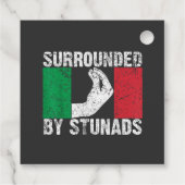 Omringd door Stunads Bedankjes Labels (Achterkant)