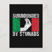 Omringd door Stunads Briefkaart (Voorkant)