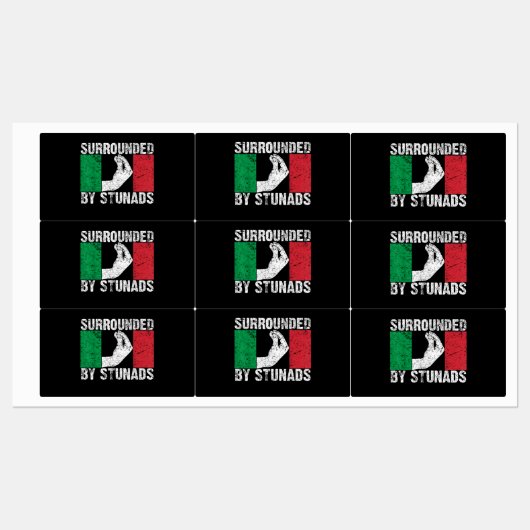 Omringd door Stunads Labels (Vel)