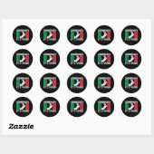 Omringd door Stunads Ronde Sticker (Vel)