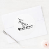 omroepen doen het met frequentie ronde sticker (Envelop)