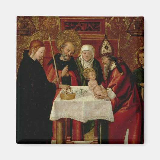 Omroeppresentatie in de tempel magneet (Voorkant)