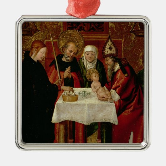 Omroeppresentatie in de tempel metalen ornament (Voorkant)