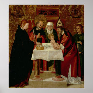 Omroeppresentatie in de tempel poster