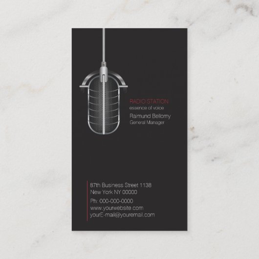 OmroepVisitekaartje Visitekaartje (Achterkant)