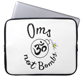 OMS Not Bombs™ Bomb Logo Laptop Sleeve